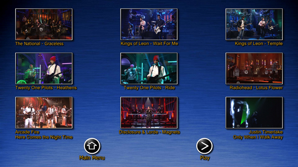 Music Volume 10 Menu 2